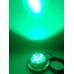 4.5" 18W Round LED underwater light (Pair) - Green