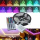 5m 5050 RGB LED Strip, 44 keys remote / Bluetooth controller