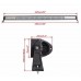 5D lens 52" 300W CREE RGBW LED Light Bar 