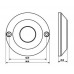 2pcs 4" 60W Round LED underwater light -RGB + RF remote