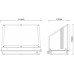 150W LED Wall Pack Light Fixture
