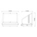 100W LED Wall Pack Light Fixture