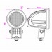 2" 10W CREE Round LED Work Light (Flood Beam)