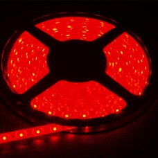 5m 2835 Flexible LED Strip (Red) - Waterproof