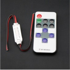 DC 12V 11 Keys RF Remote Controller Mini Dimmer for Led Single Color Strip 